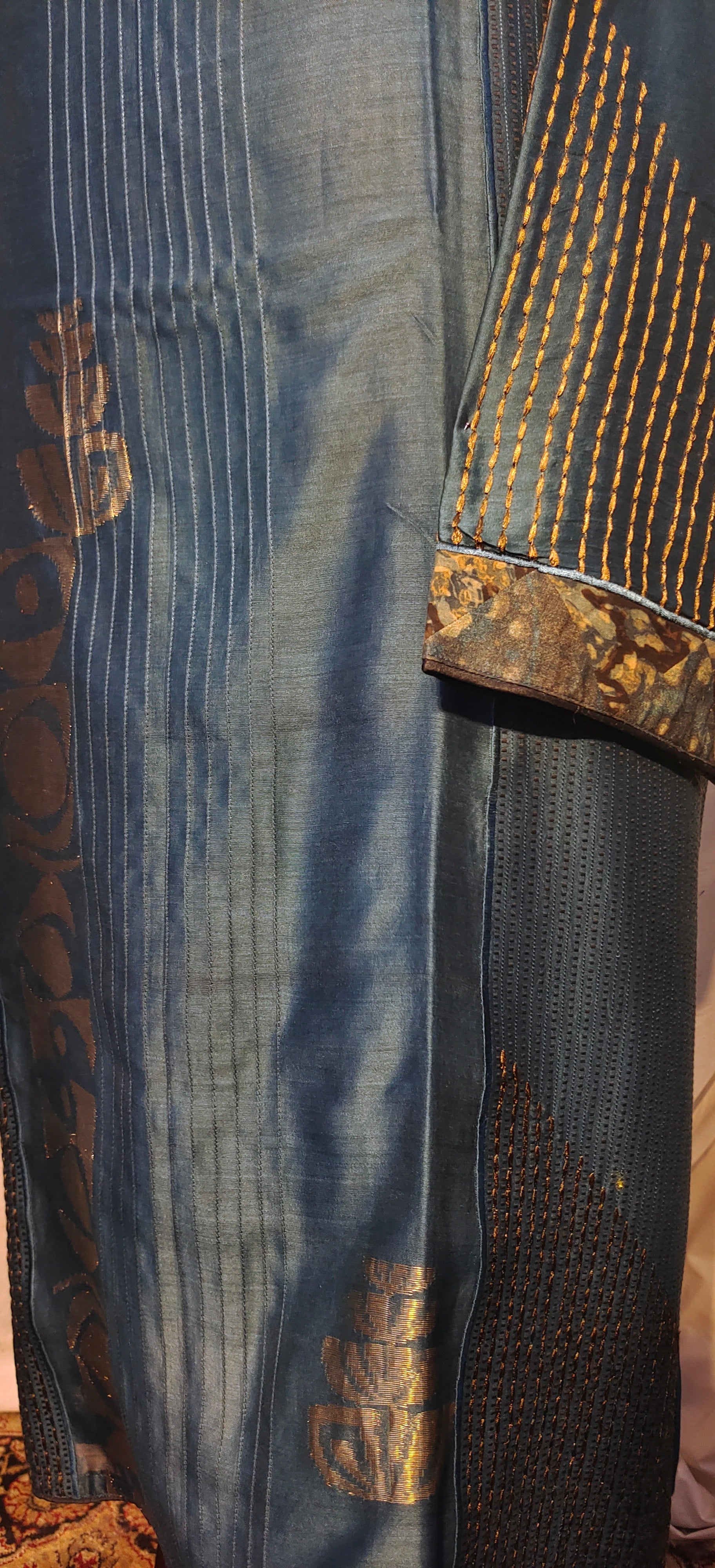 Semi Stitched Formal chanderi Kurta VISHAL KAPUR