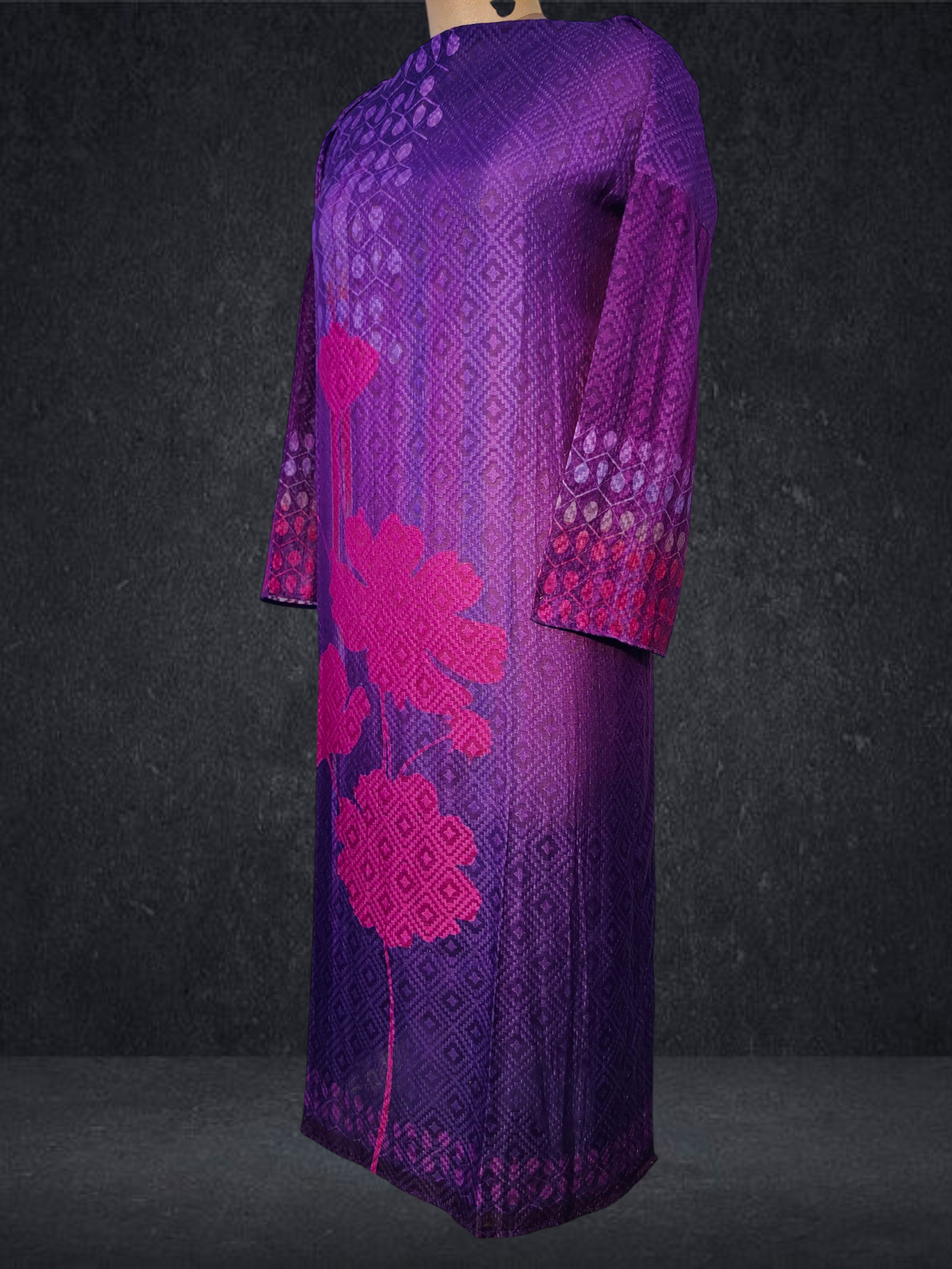 Semi Stitched Chanderi Casual Suitset VISHAL KAPUR