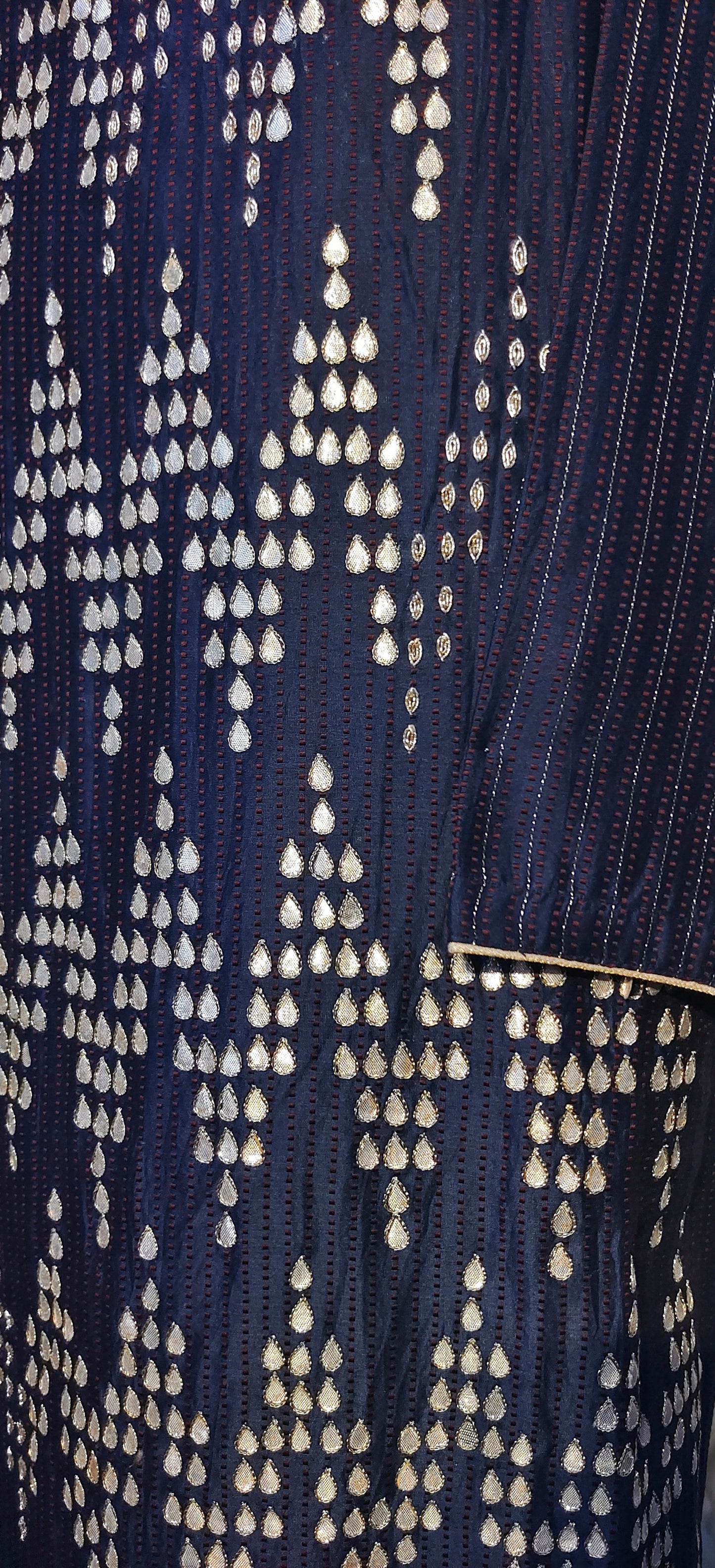 (Copy) Semi Stitched Formal chanderi Suitset VISHAL KAPUR