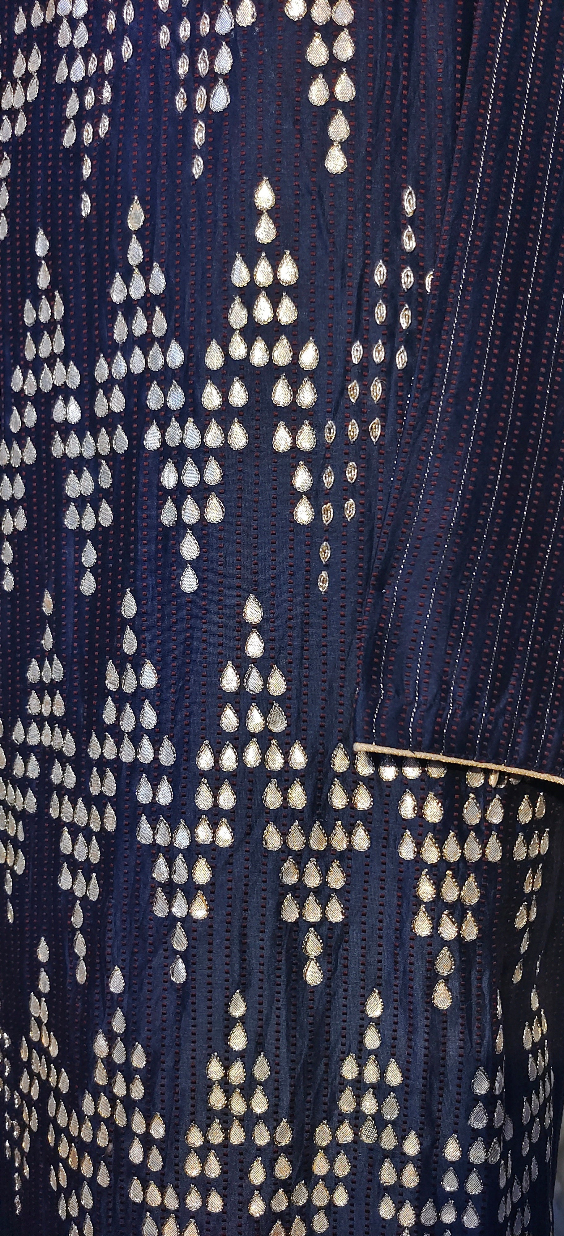 (Copy) Semi Stitched Formal chanderi Suitset VISHAL KAPUR