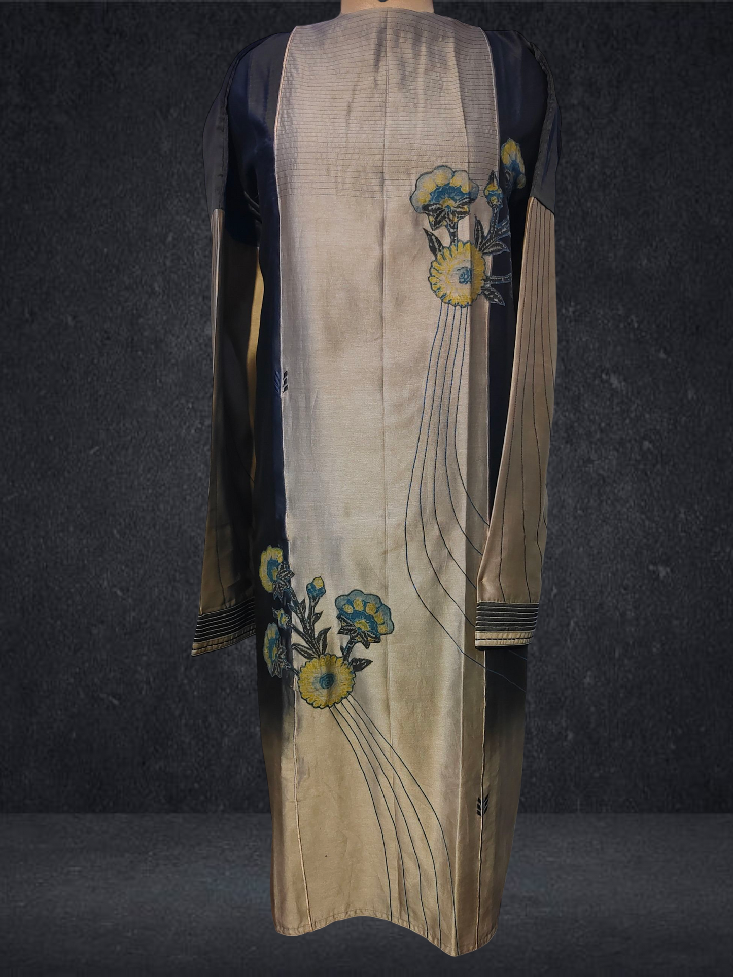 Semi Stitched Formal chanderi Suitset VISHAL KAPUR