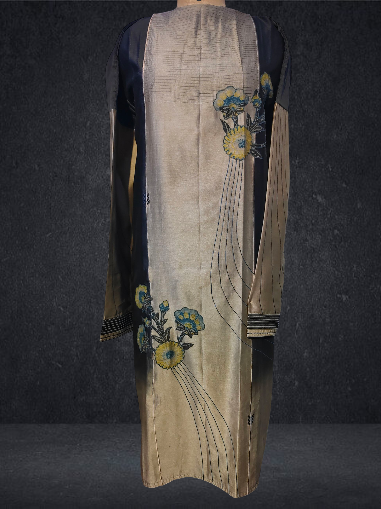 Semi Stitched Formal chanderi Suitset VISHAL KAPUR