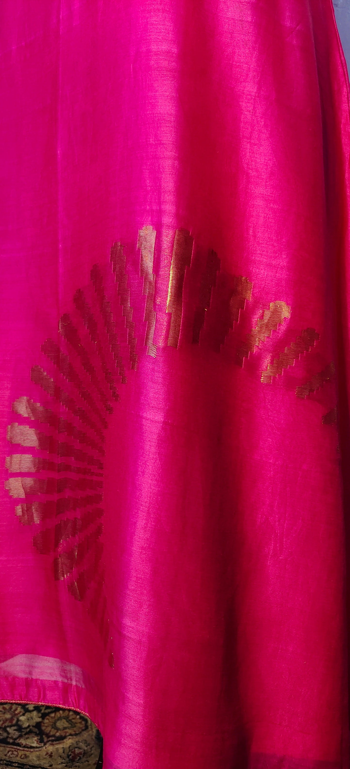 Stitched Chanderi Long Dress VISHAL KAPUR STUDIO