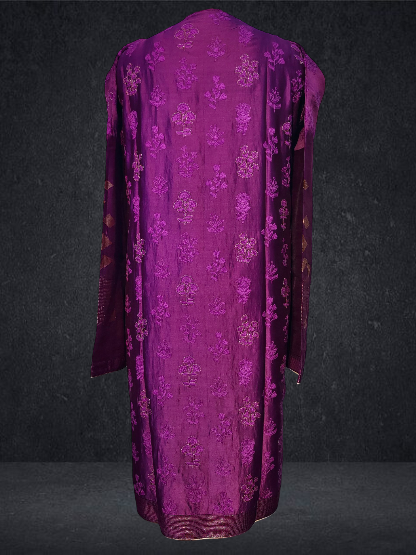 Semi Stitched Formal chanderi Suitset