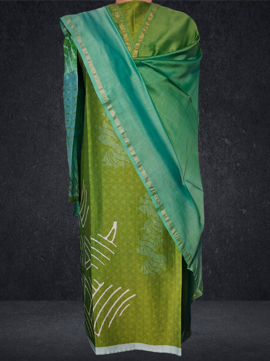 Semi Stitched Cotton Casual Suitset VISHAL KAPUR