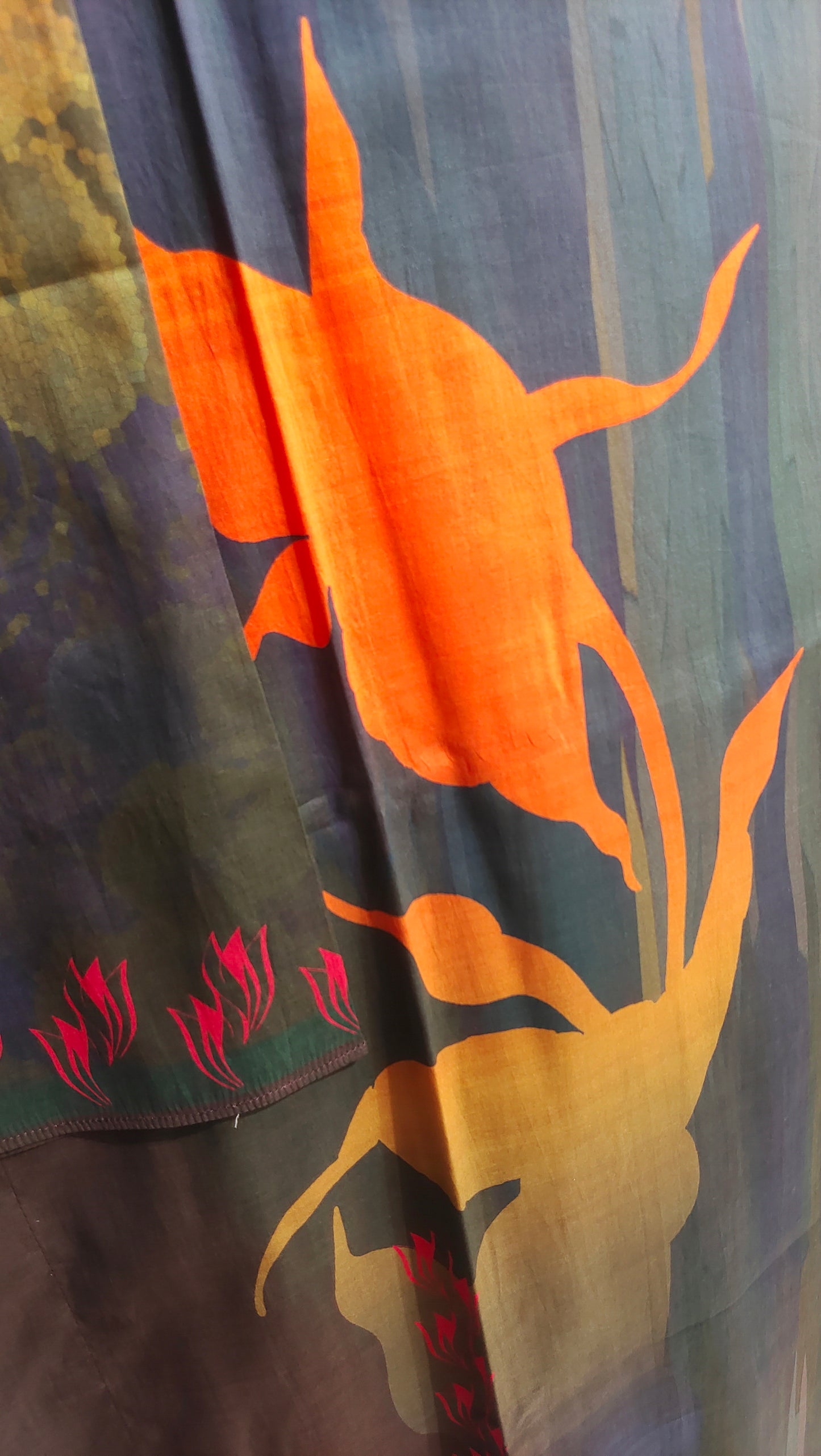 Semistitched Cotton lawn Casual Suitset