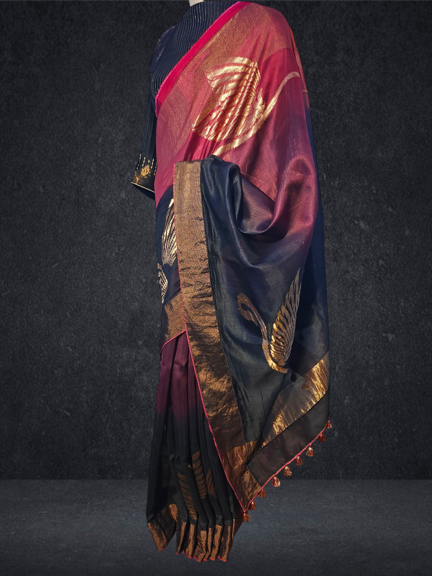 Formal Chanderi Zari Woven Saree
