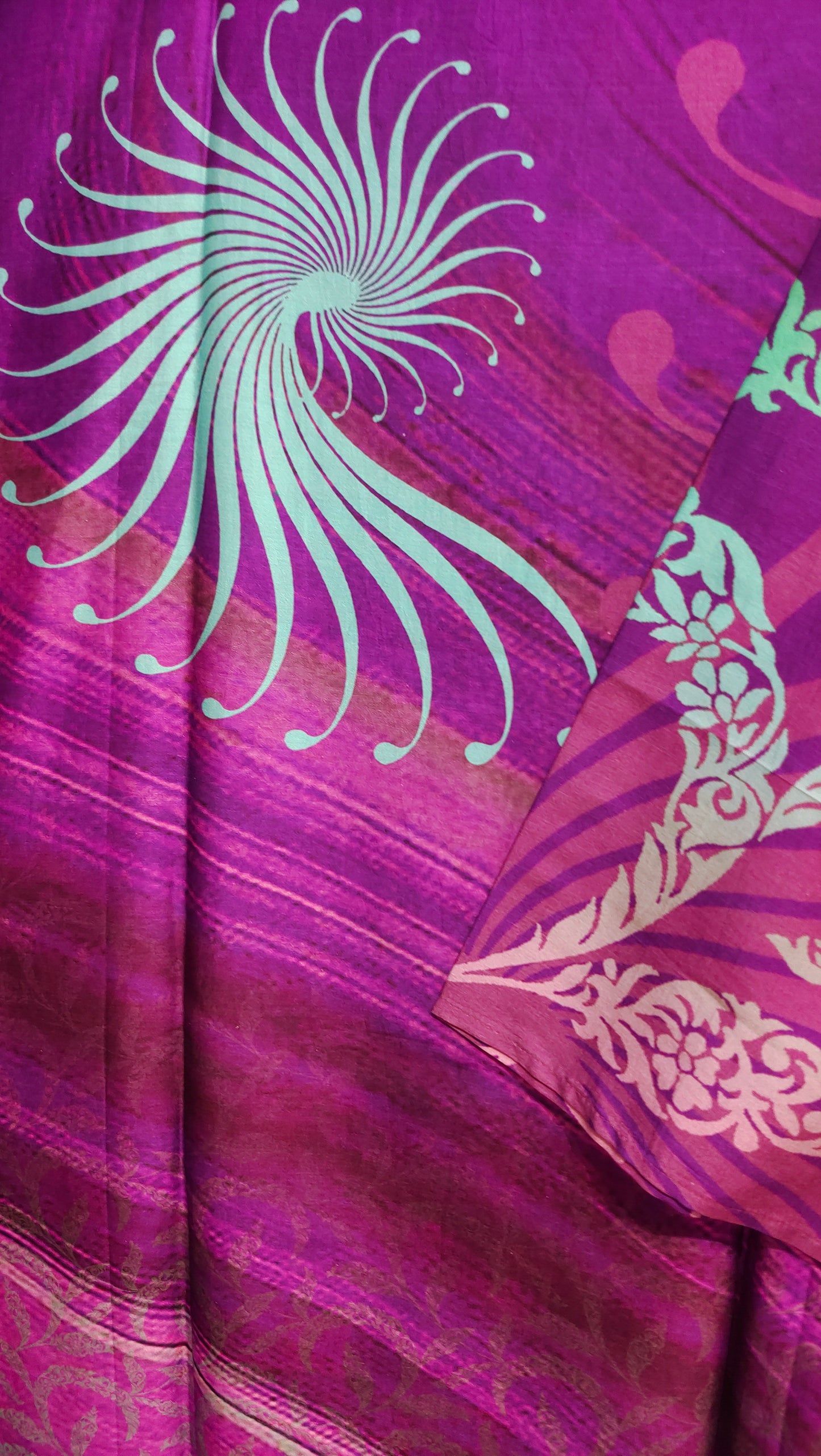 Semi Stitched Chanderi Casual kurta