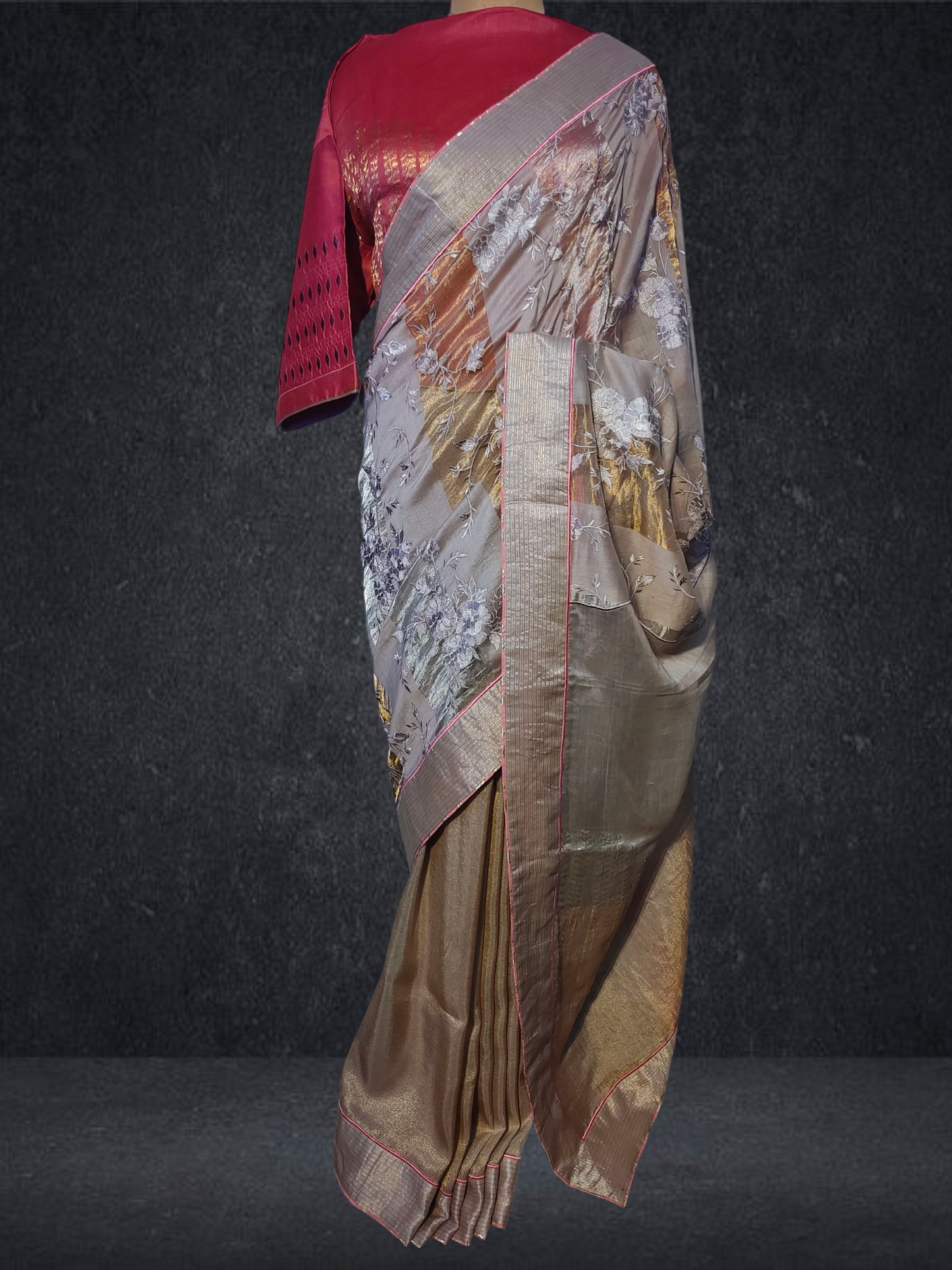 Formal Chanderi Zari Woven Saree