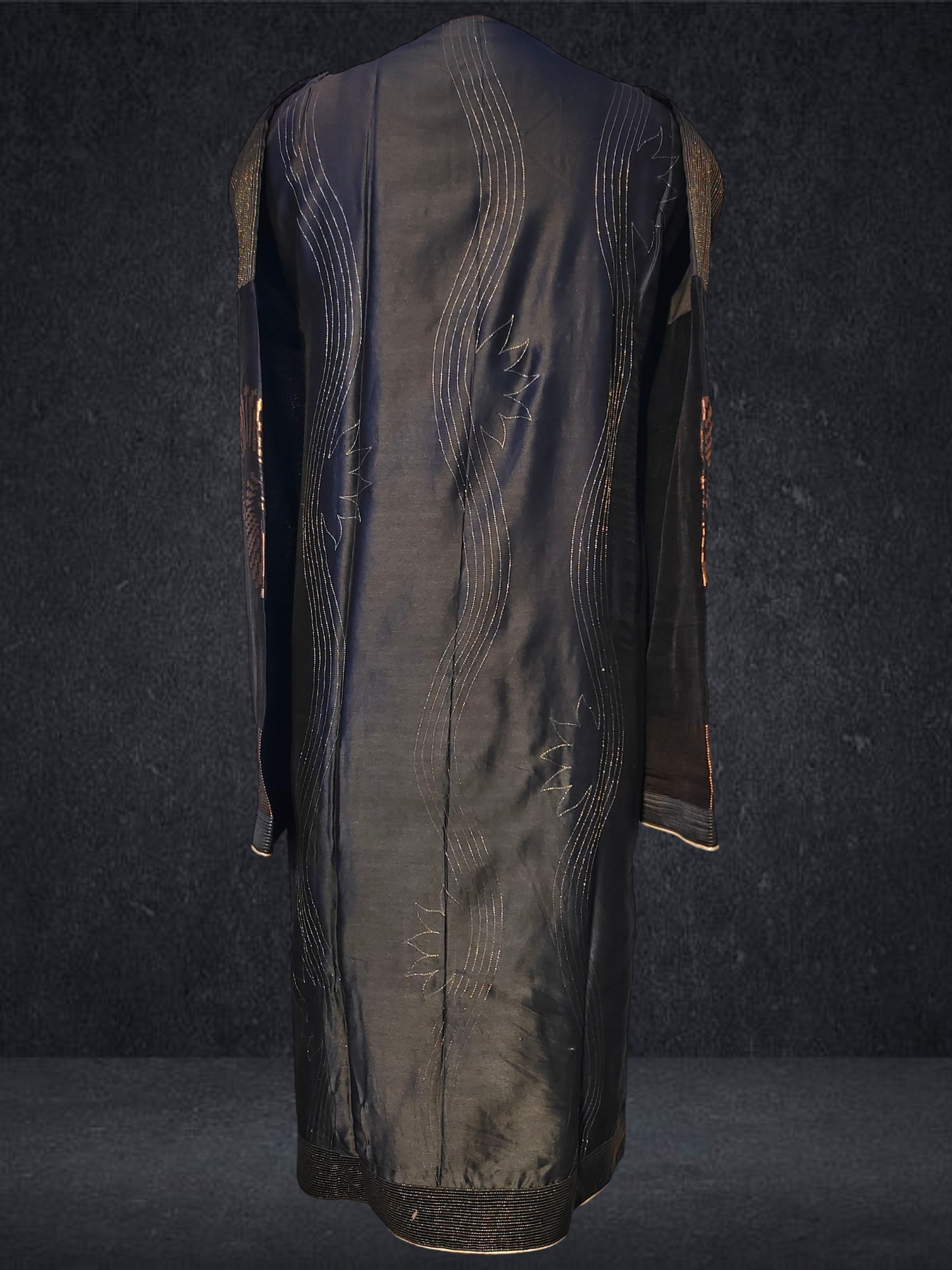 Semi Stitched Formal chanderi Suitset