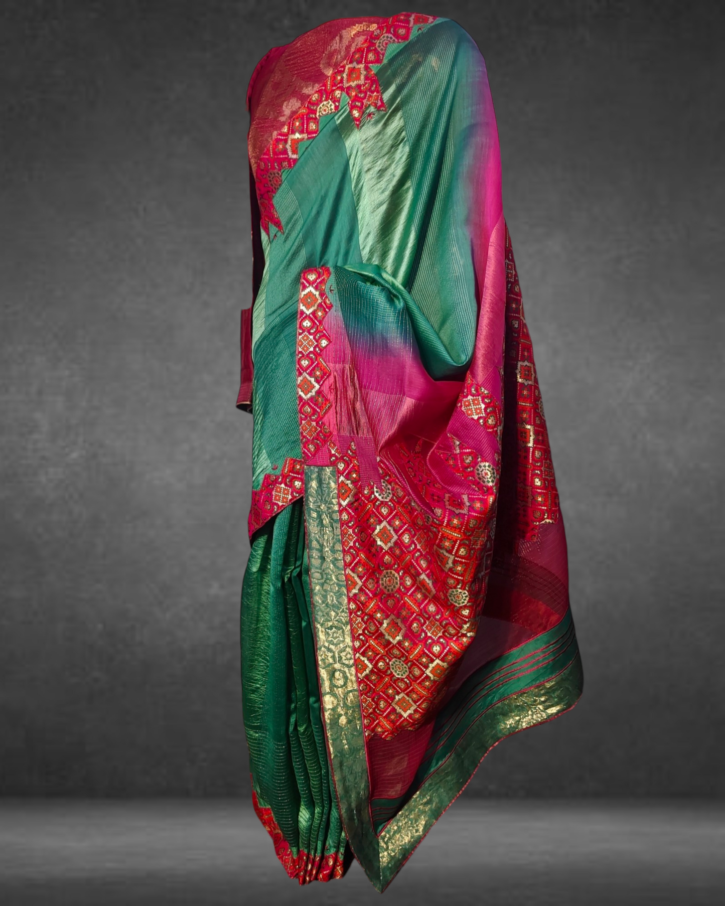 Formal Silk Chanderi With Multicolour Brocade Saree VISHAL KAPUR STUDIO