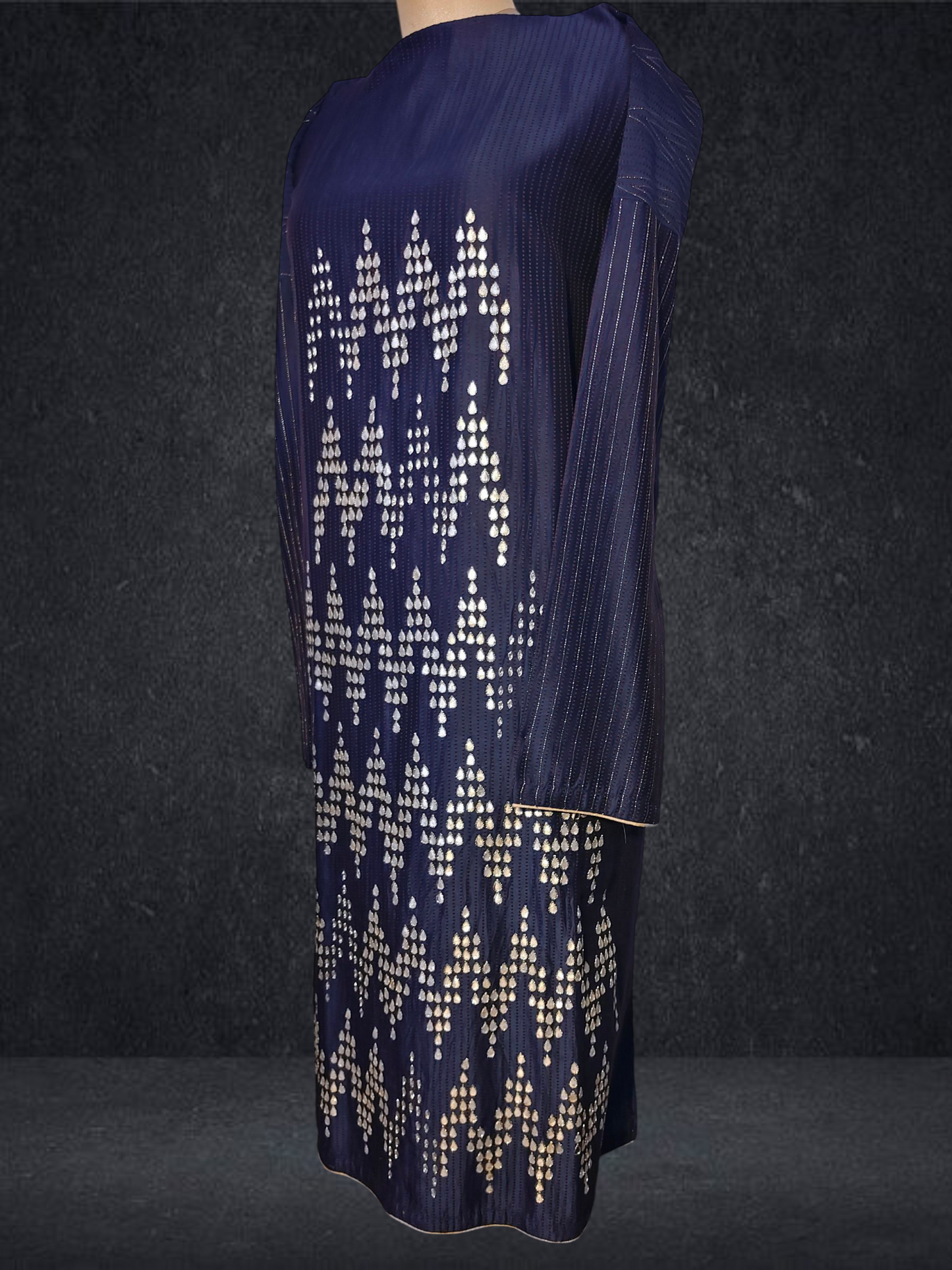 (Copy) Semi Stitched Formal chanderi Suitset VISHAL KAPUR