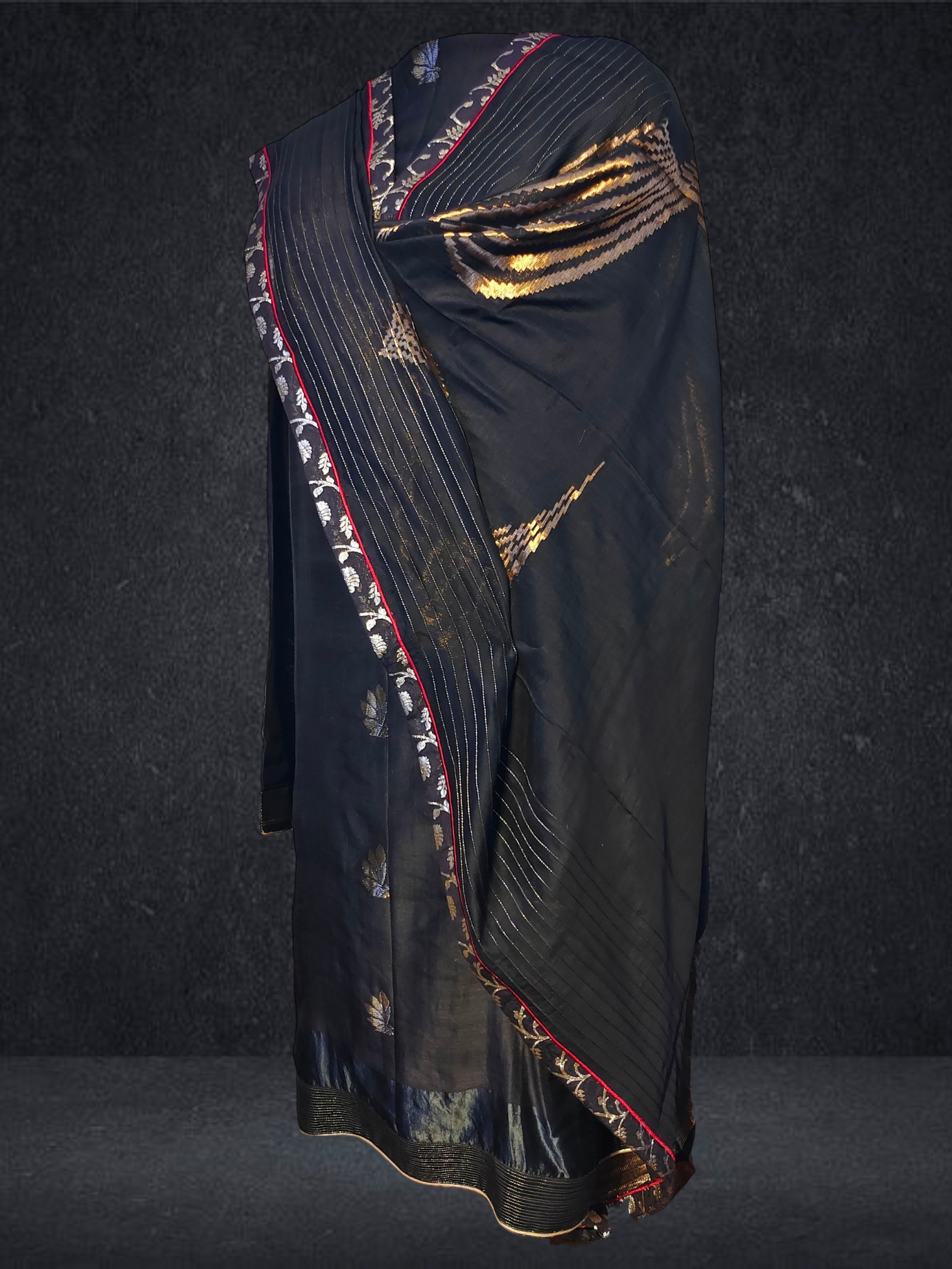 Semi Stitched Formal chanderi Suitset VISHAL KAPUR