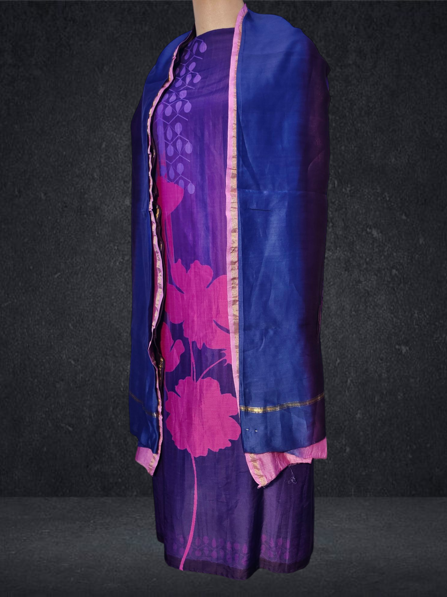 Semi Stitched Cotton Suitset VISHAL KAPUR