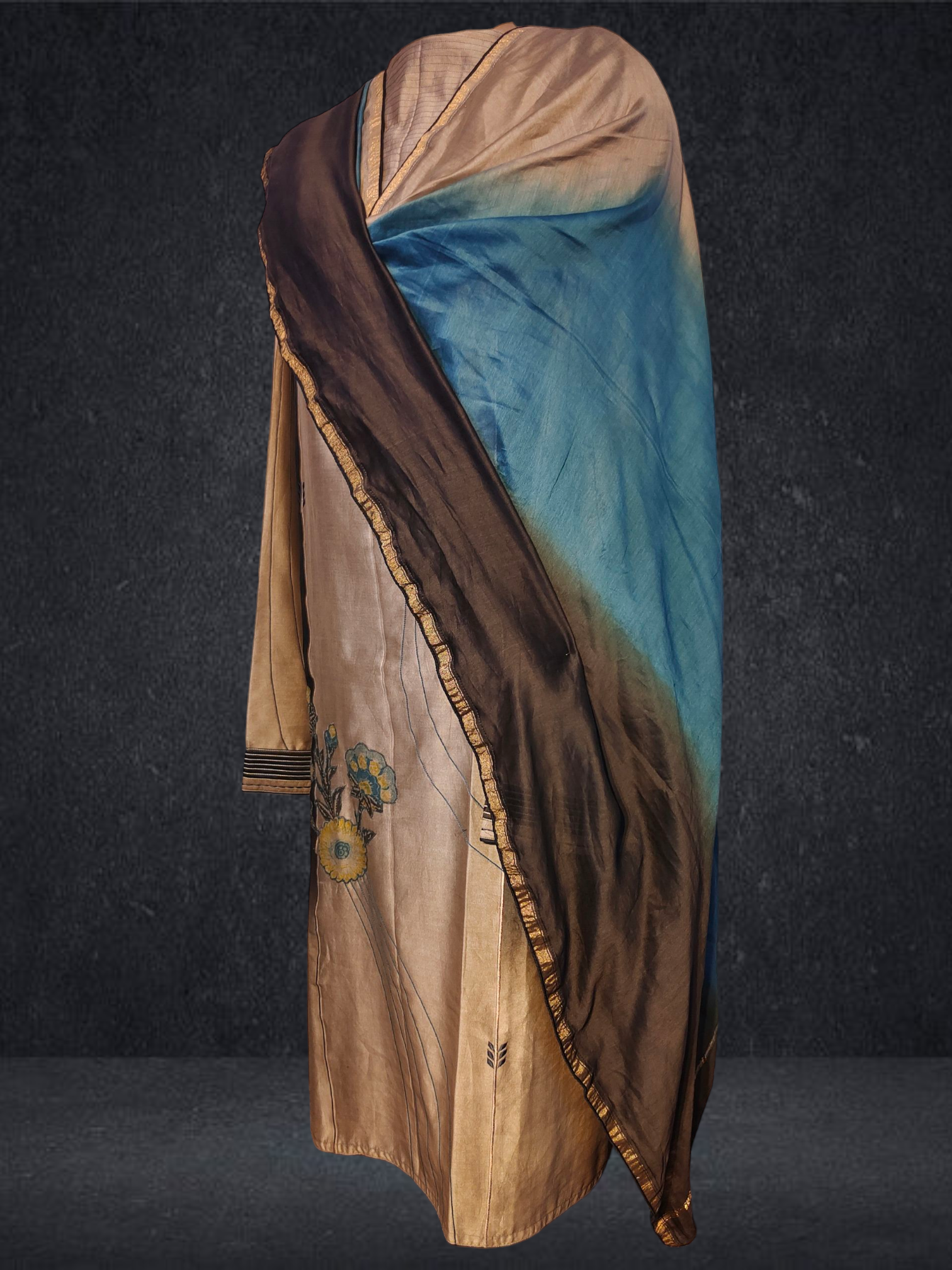 Semi Stitched Formal chanderi Suitset VISHAL KAPUR