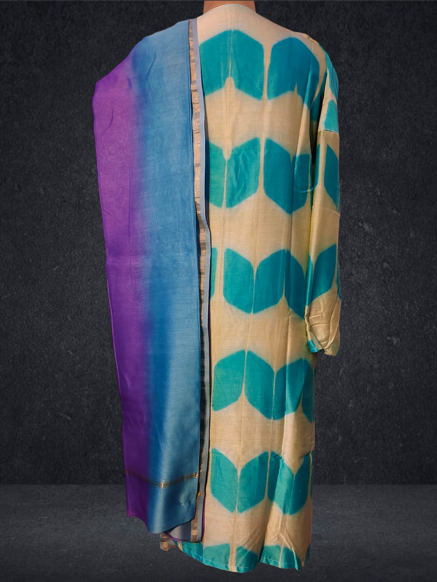 Semi Stitched Chanderi Kurta VISHAL KAPUR