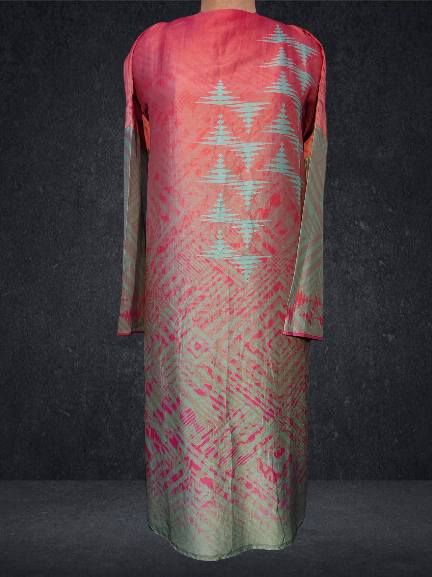 Semi Stitched Chanderi Kurta VISHAL KAPUR