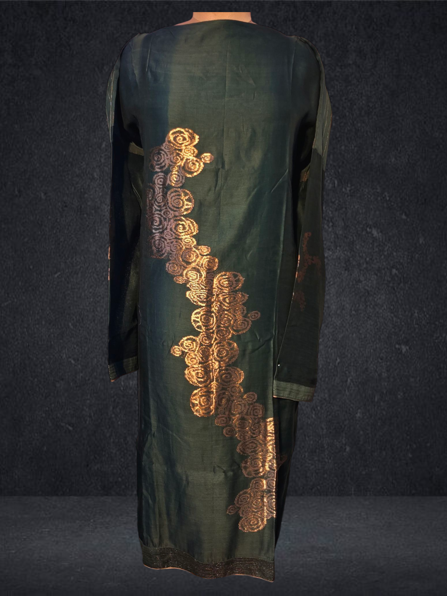 Semi Stitched Chanderi Kurta VISHAL KAPUR