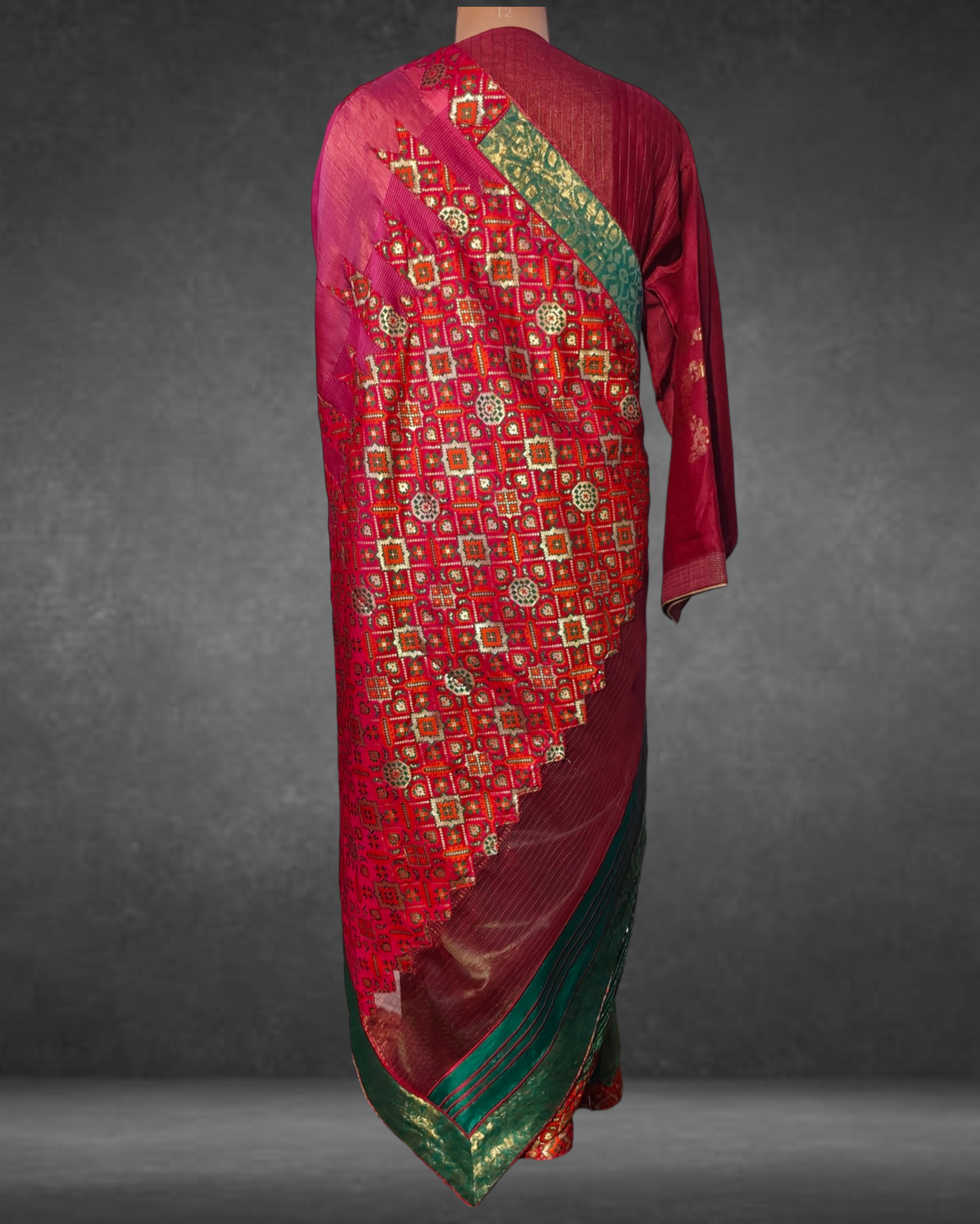 Formal Silk Chanderi With Multicolour Brocade Saree VISHAL KAPUR STUDIO