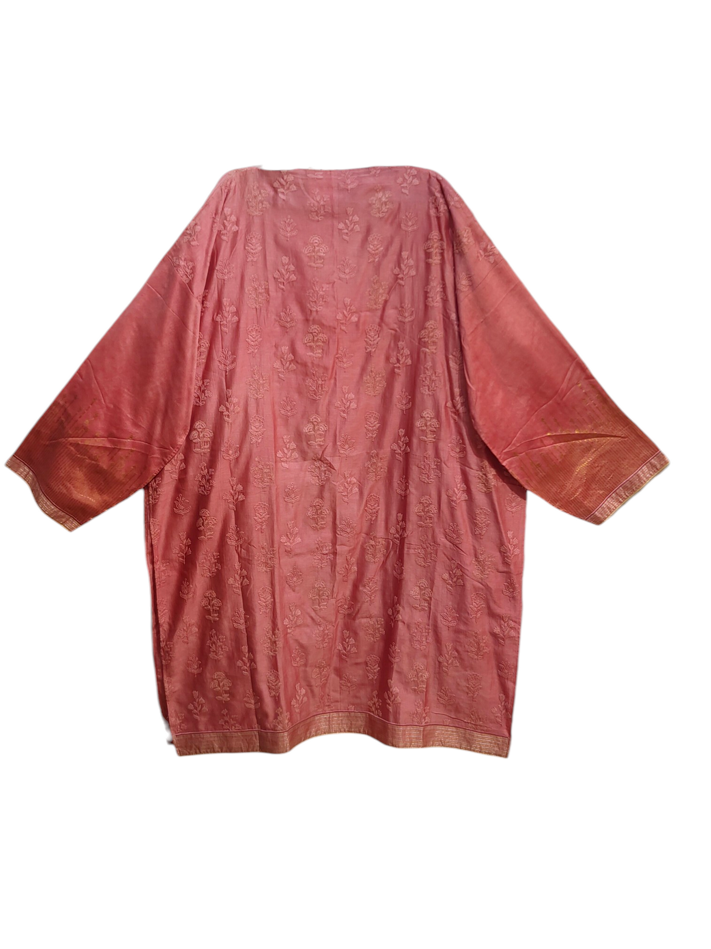 Semi Stitched Formal Chanderi Kurta