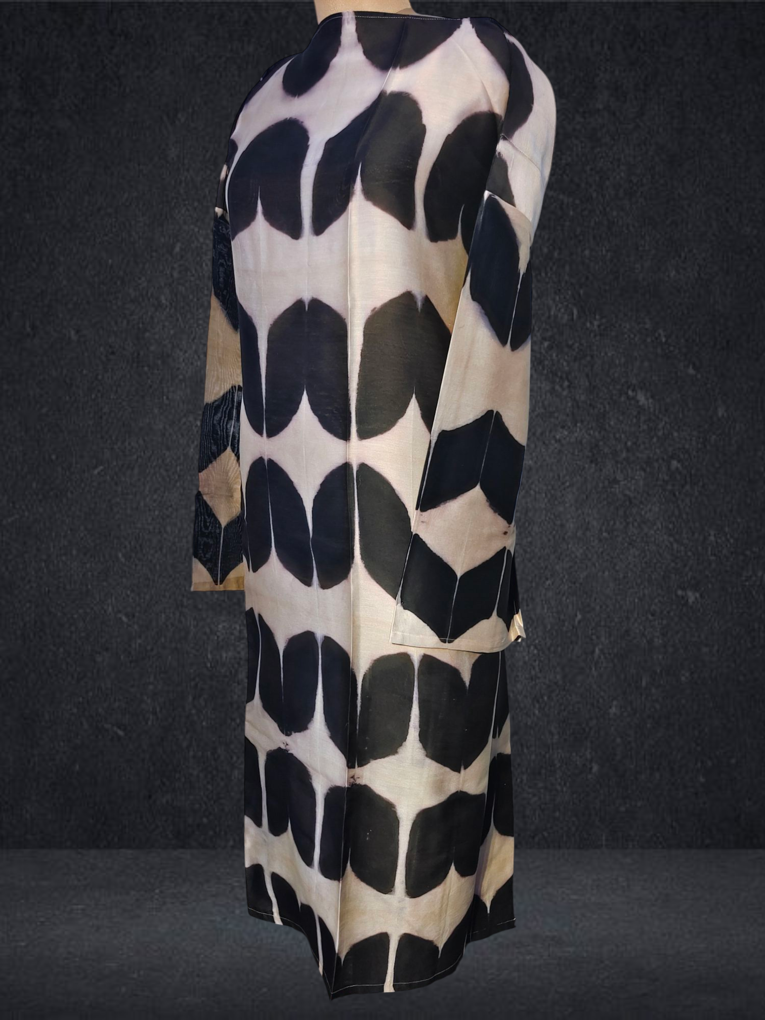 Semi Stitched Chanderi kurta VISHAL KAPUR