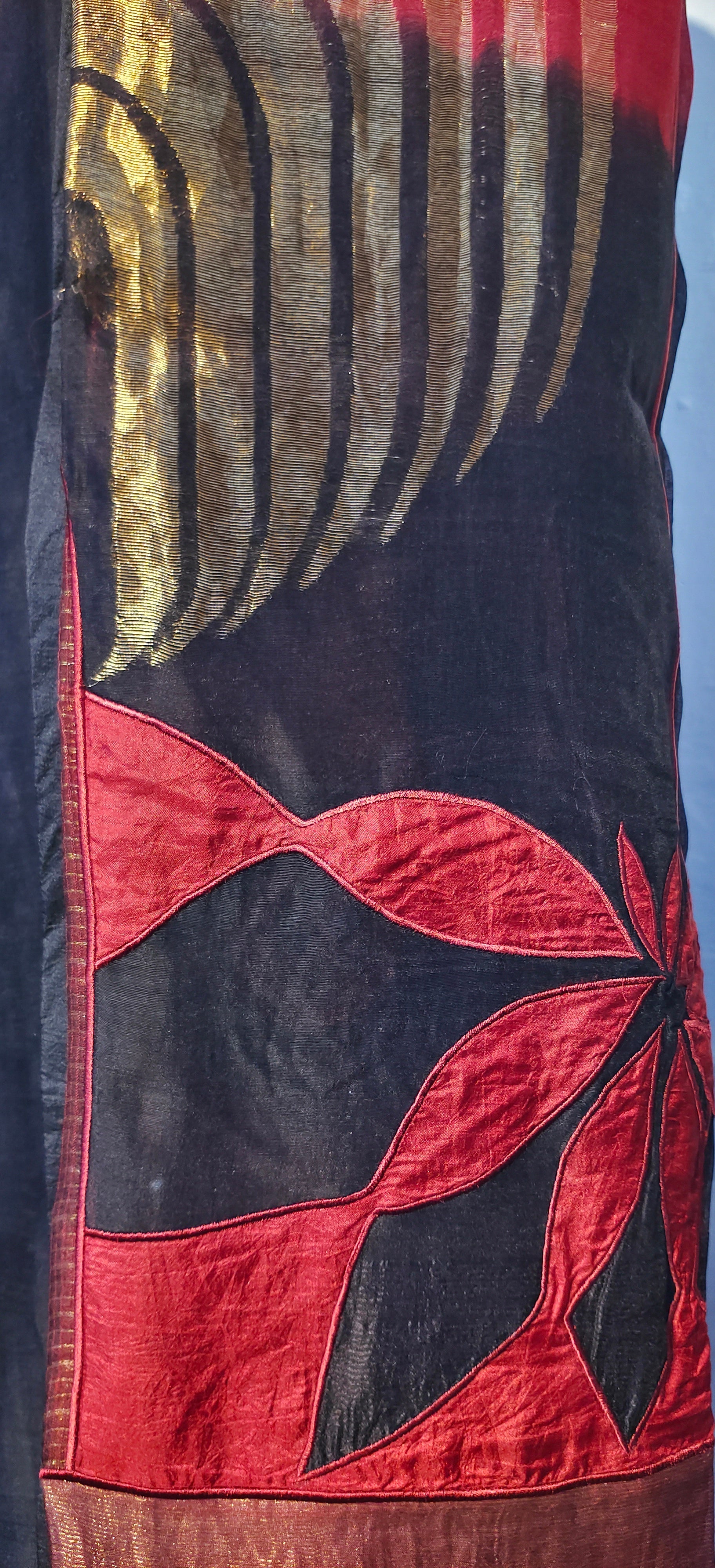 (Copy) Semi Stitched Formal chanderi Suitset VISHAL KAPUR