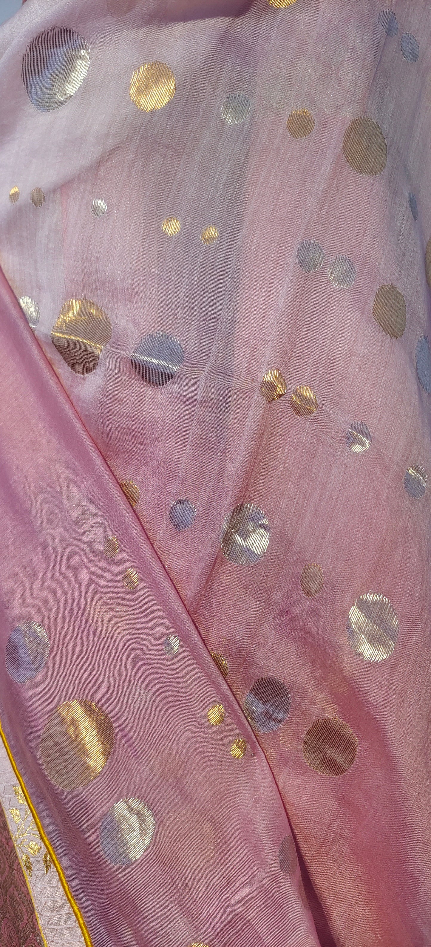 Semi Stitched Formal chanderi Suitset