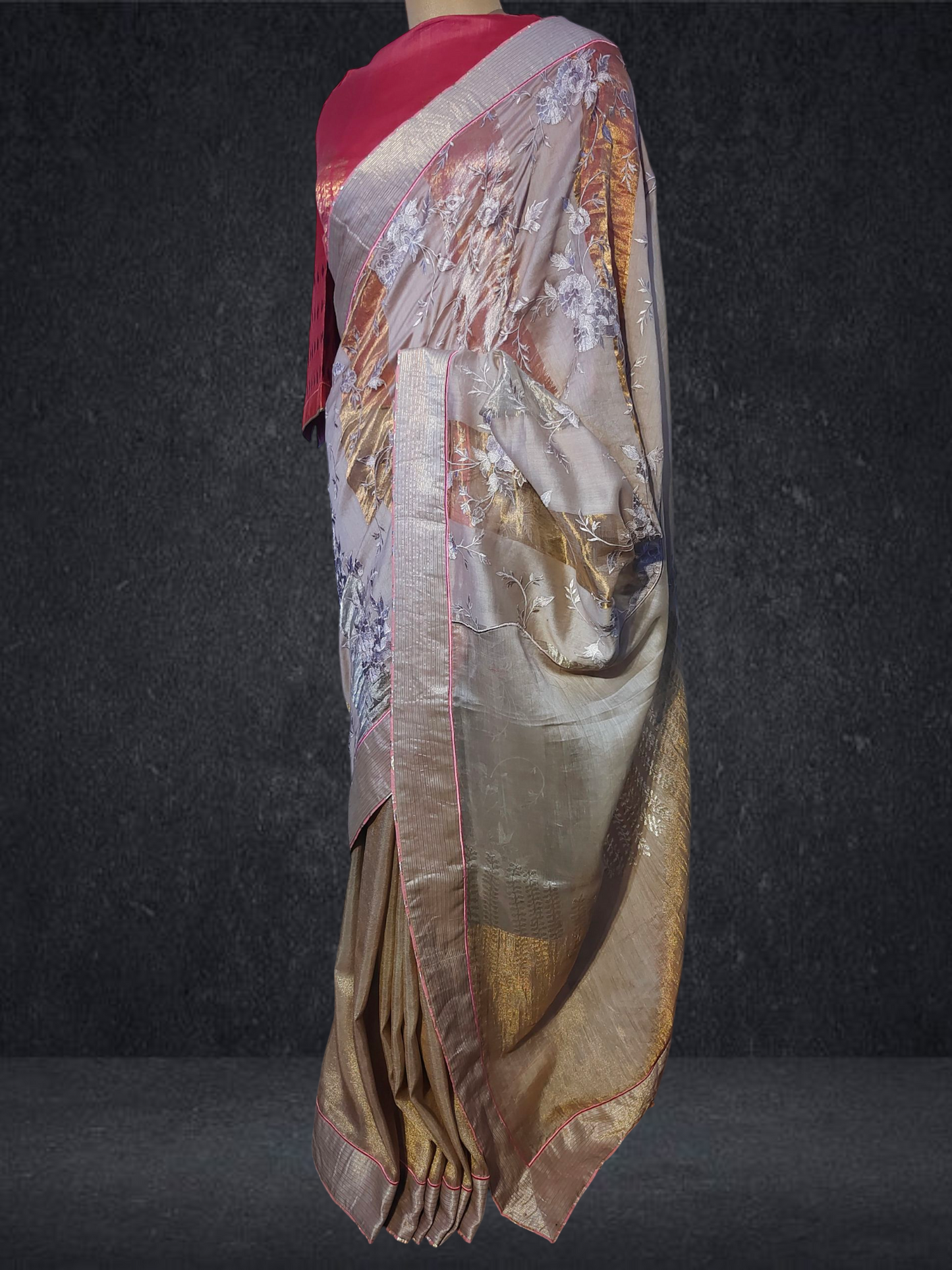 Formal Chanderi Zari Woven Saree