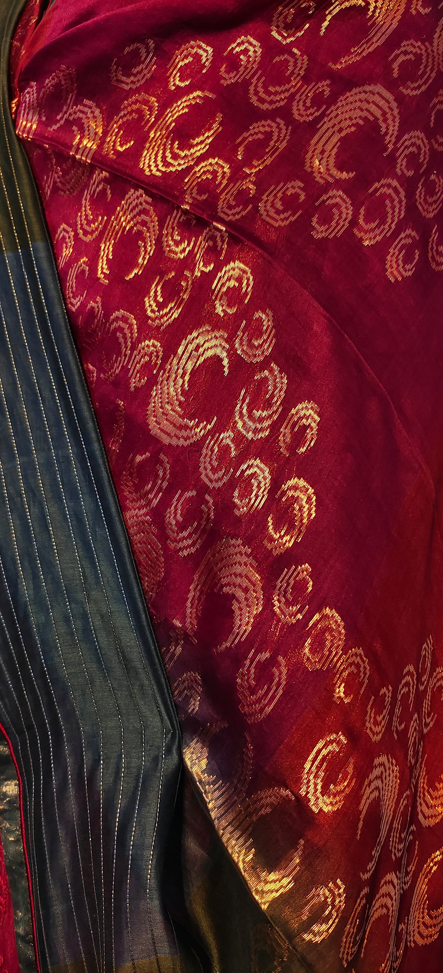 Semi Stitched Formal chanderi Suitset