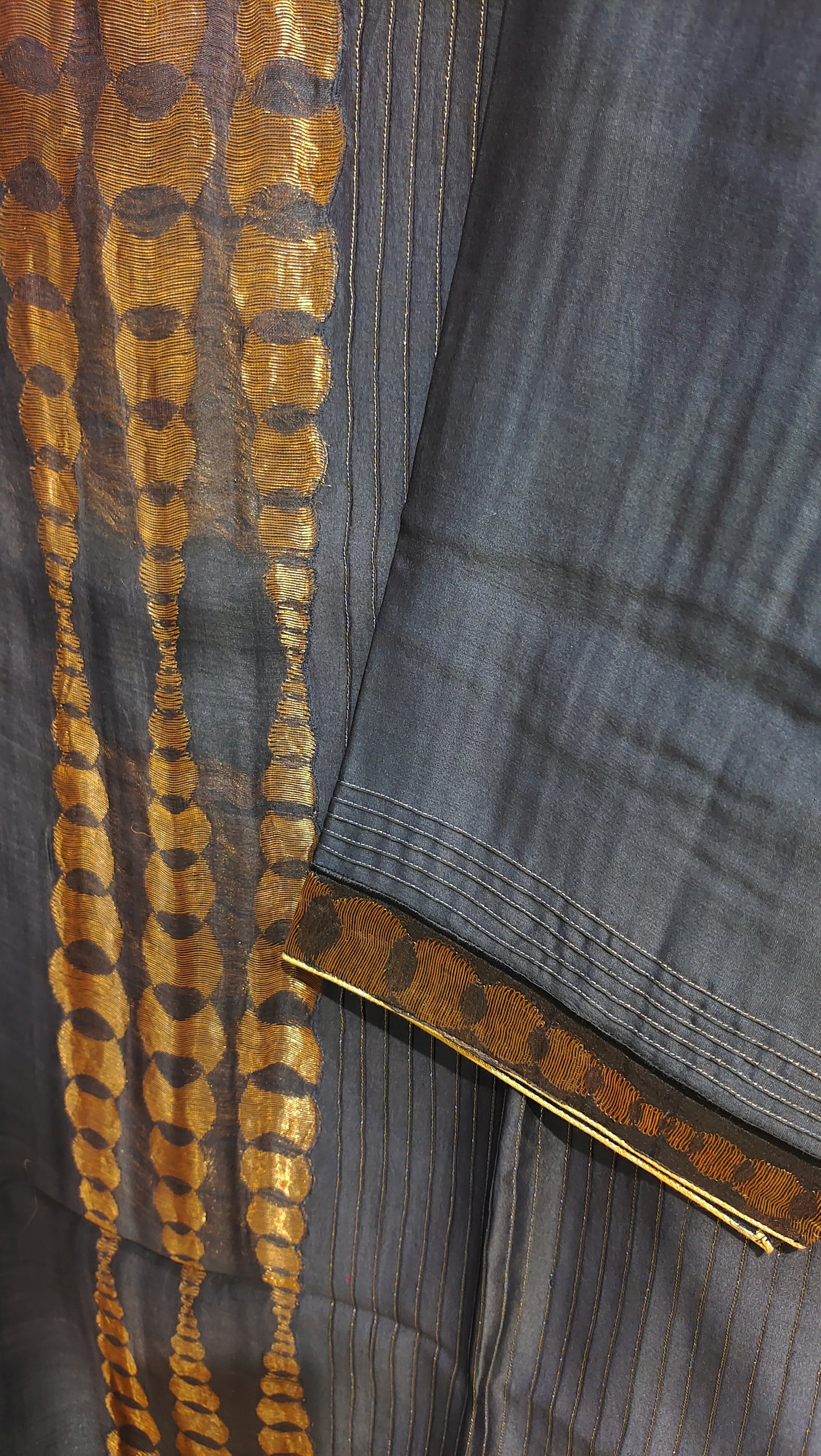 Semi Stitched Chanderi Formal kurta