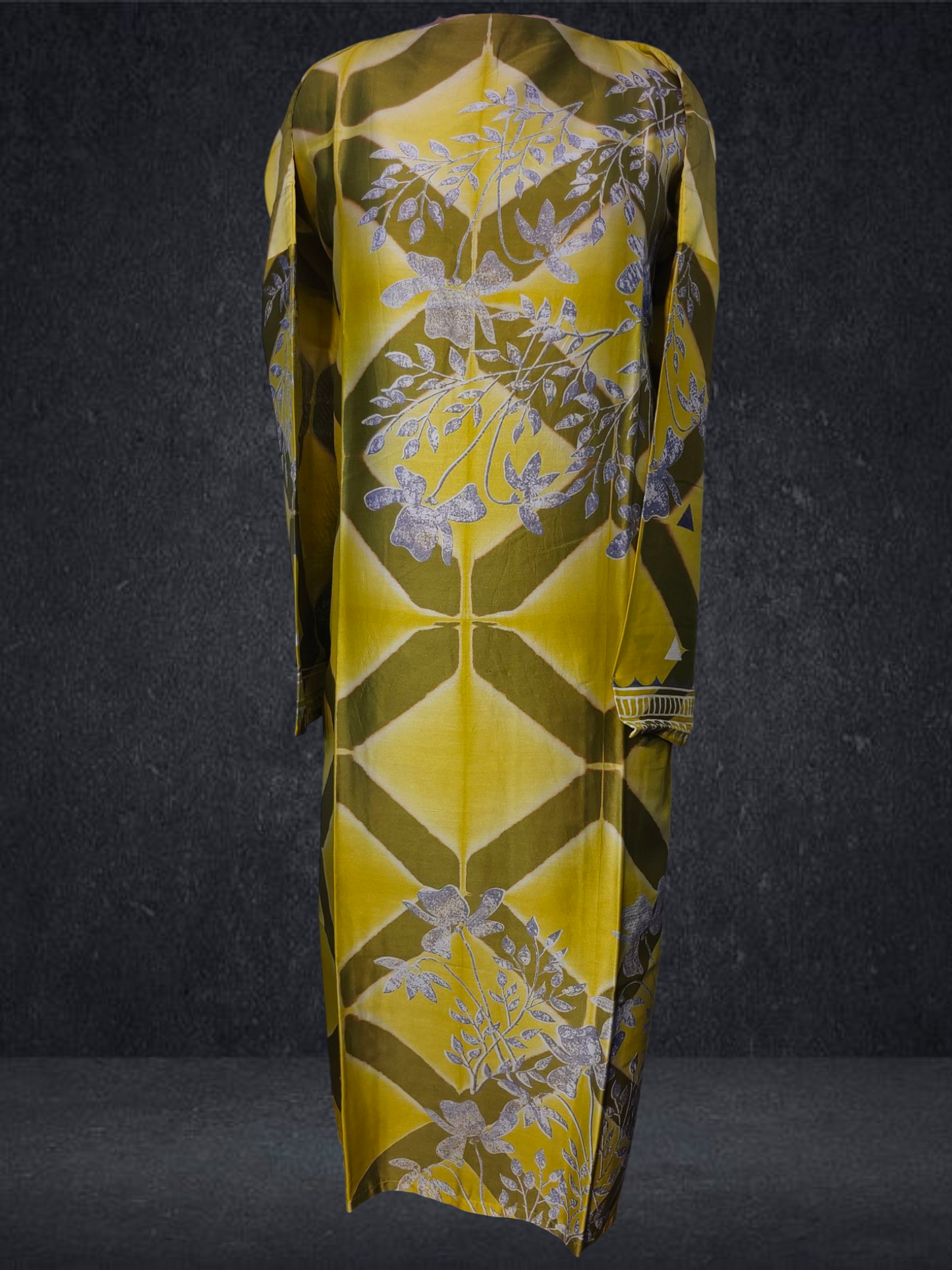 Semi Stitched Chanderi kurta VISHAL KAPUR