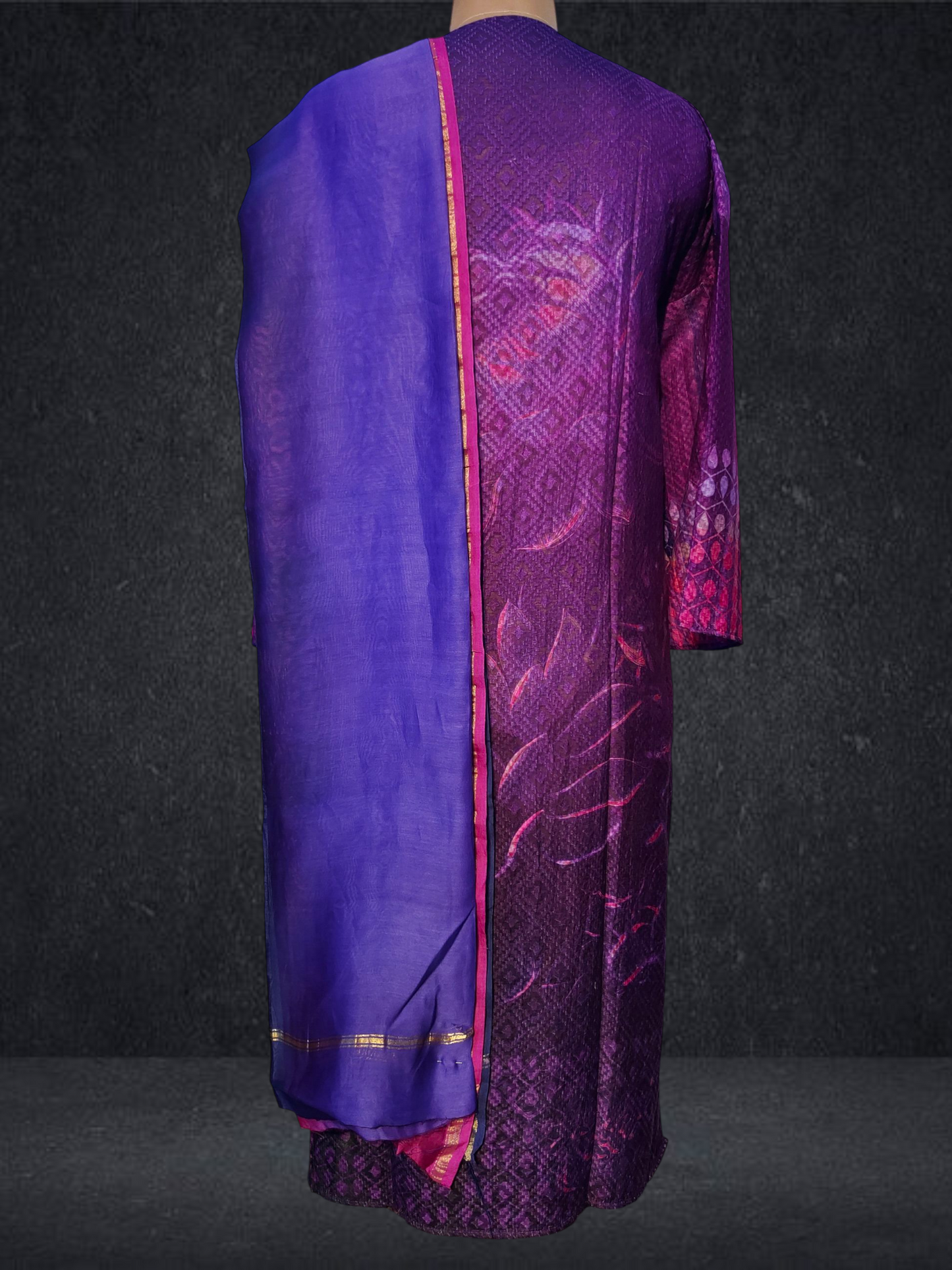 Semi Stitched Chanderi Casual Suitset VISHAL KAPUR