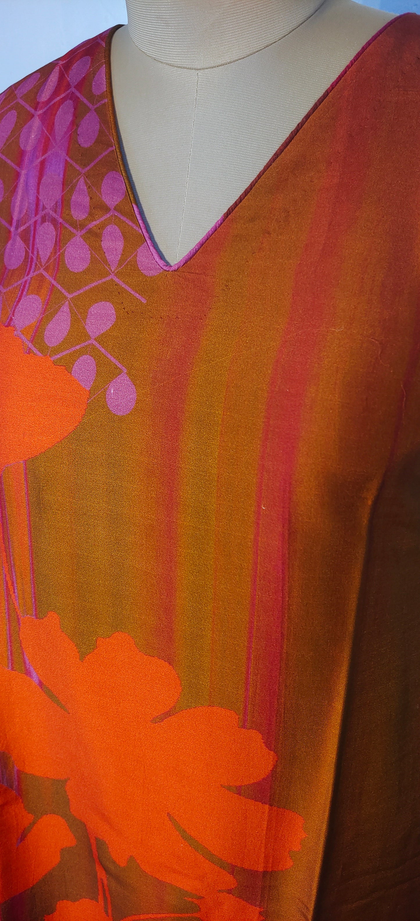 Stitched Chanderi Long Dress