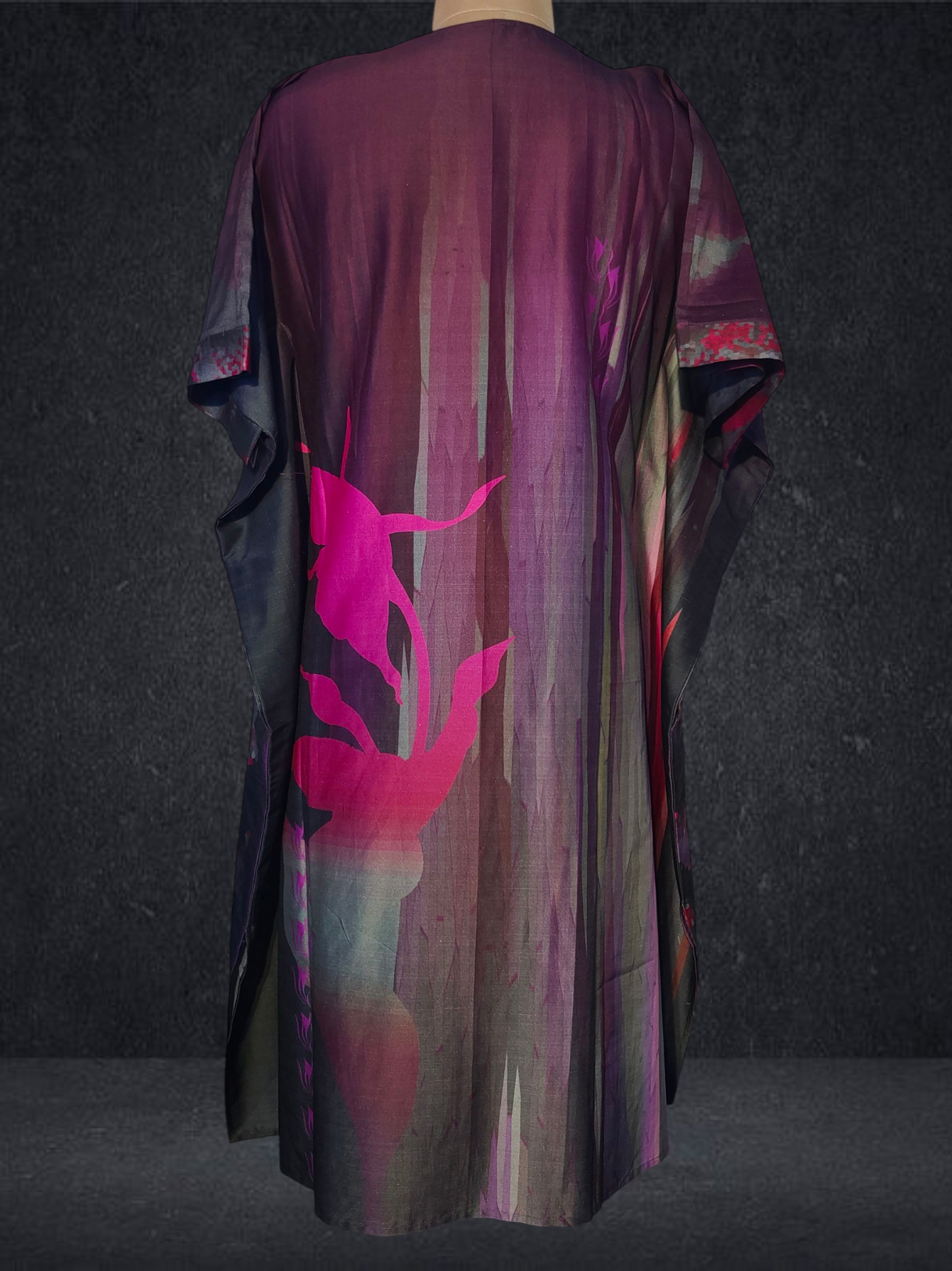 Stitched Chanderi Digital Printed Kaftan VISHAL KAPUR STUDIO