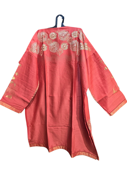 Semi Stitched Formal Chanderi Suitset