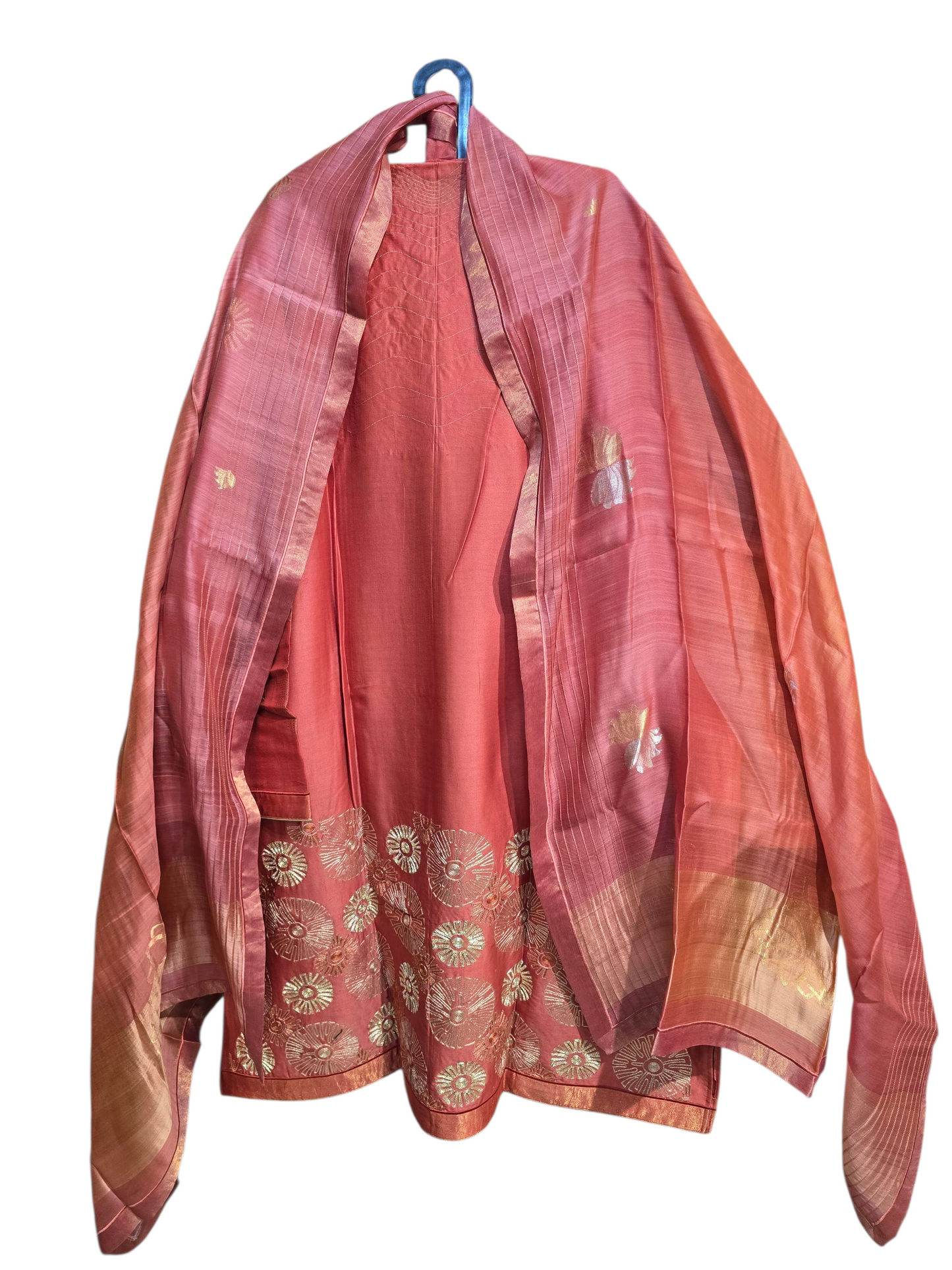 Semi Stitched Formal Chanderi Suitset