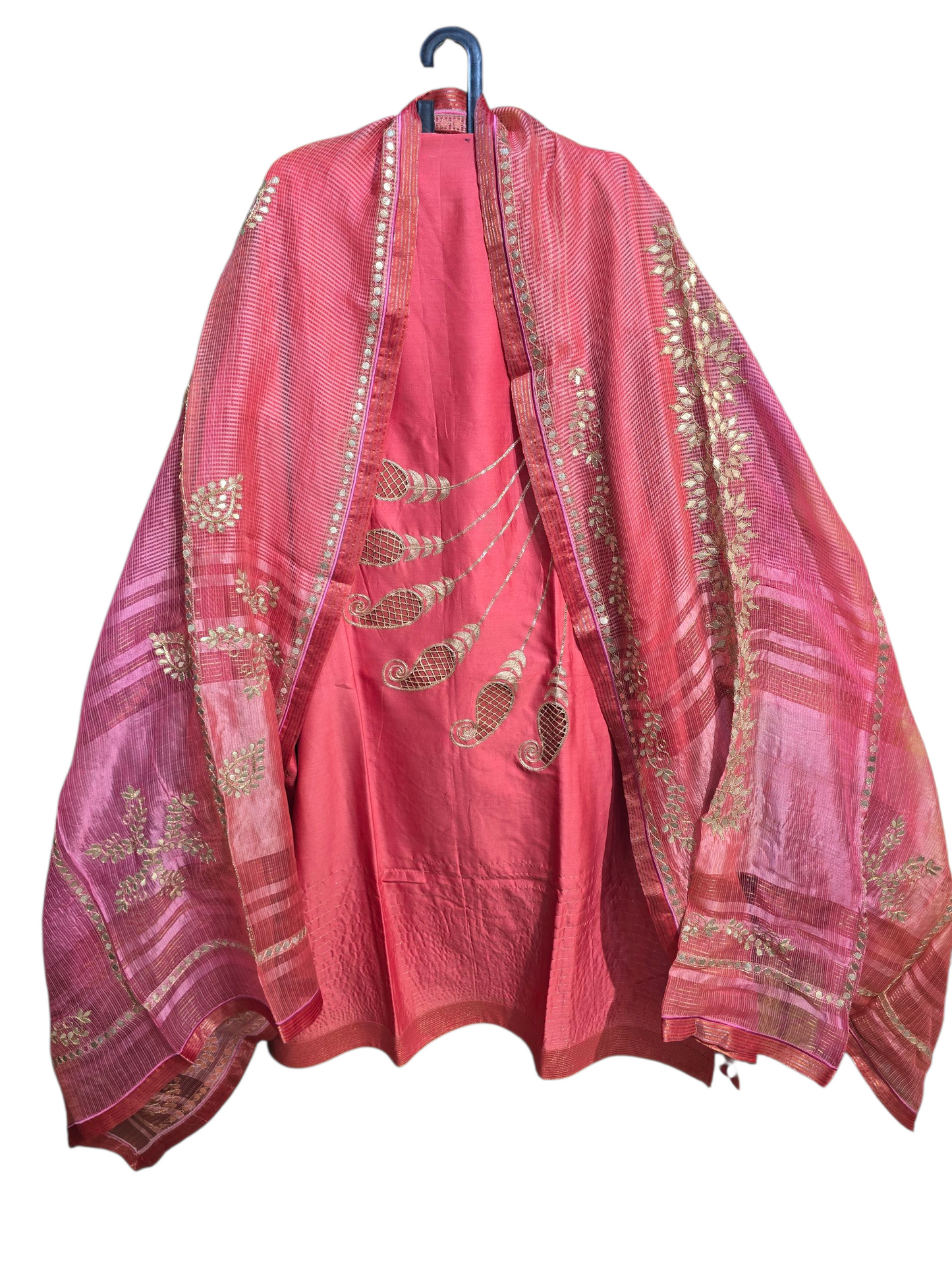 Semi Stitched Formal Chanderi Suitset