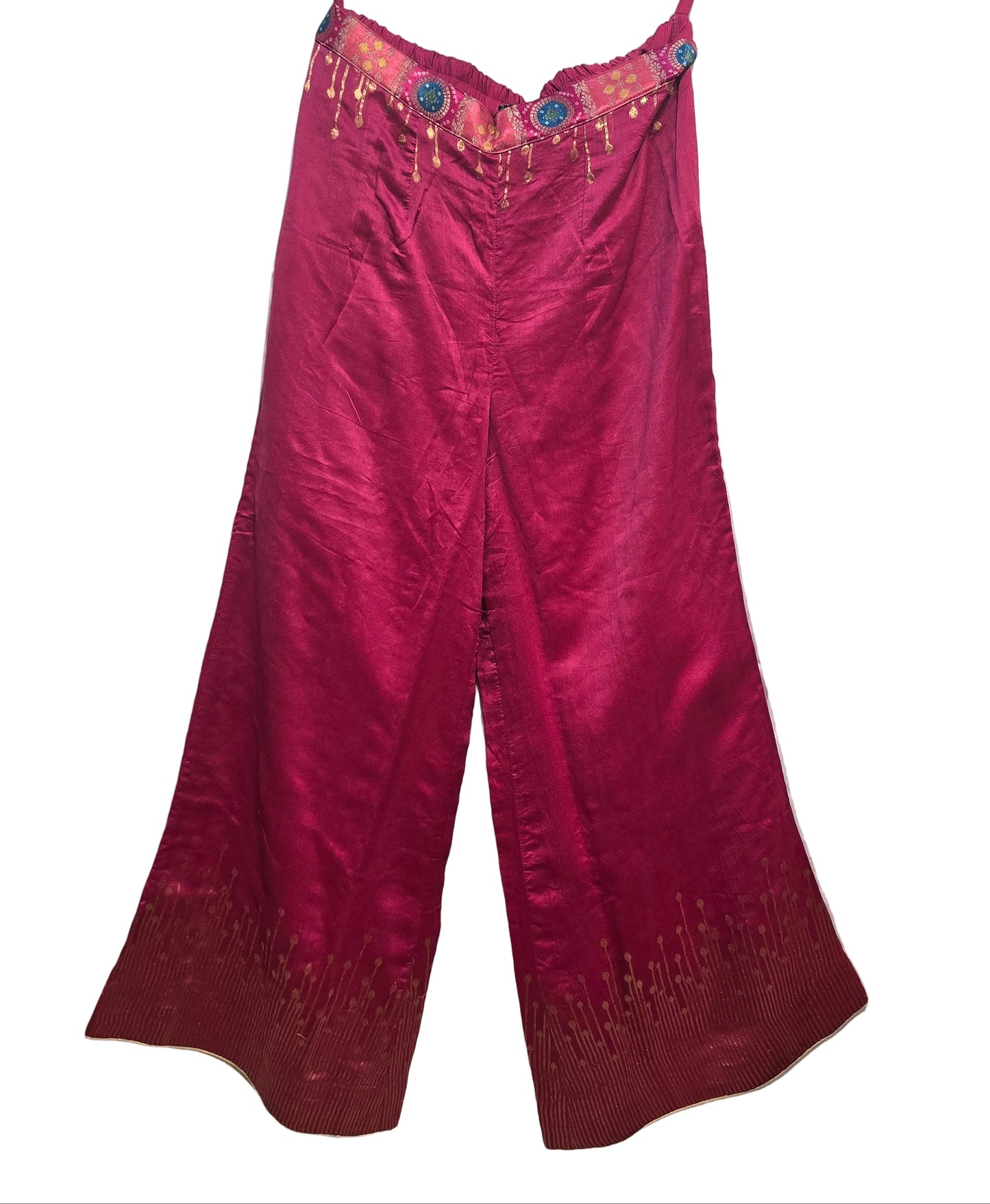 Formal chanderi Embroidered Palazzo pant