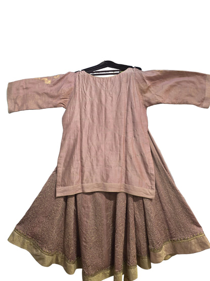 Semi stitched Formal Skirtset