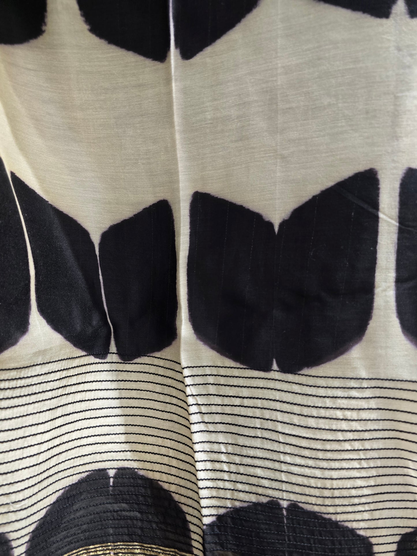 Shibori chanderi Dupatta