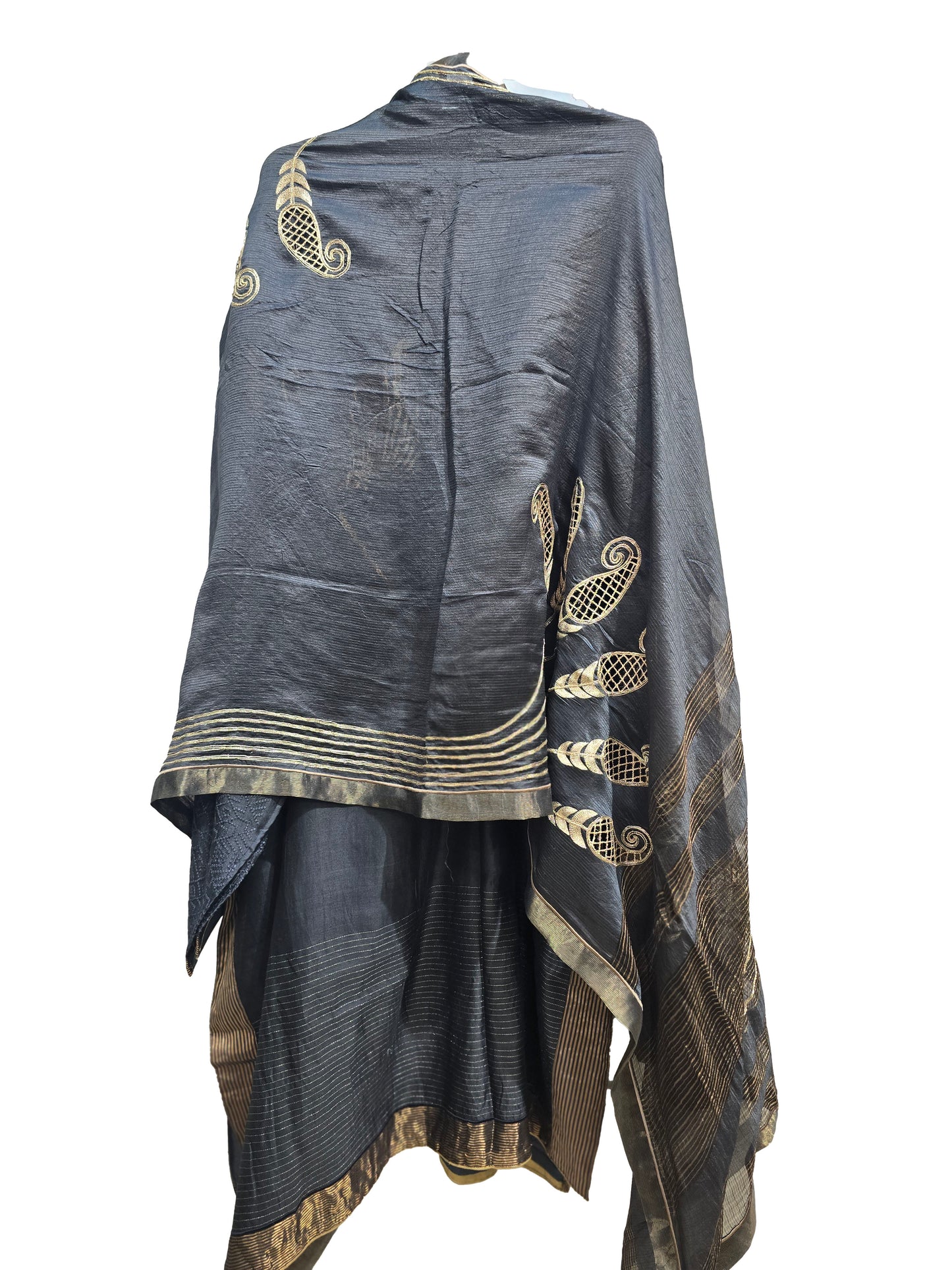 Semi Stitched Formal chanderi Suitset
