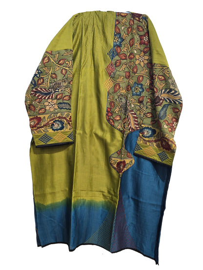 Semi Stitched Formal chanderi Suitset