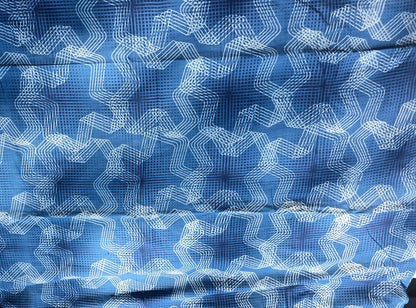 Customised Cotton indigo kurta set