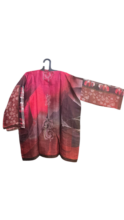 Semi Stitched linen kota Short Tunic