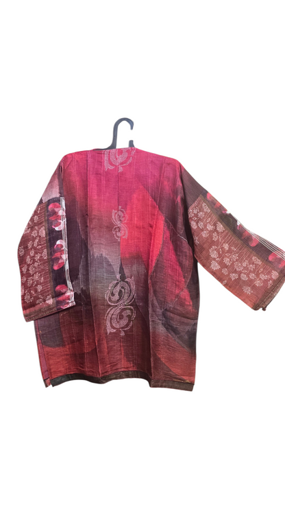 Semi Stitched linen kota Short Tunic