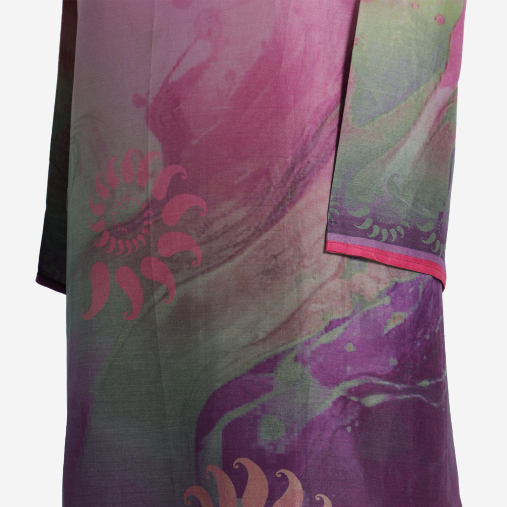 Semistitched Cotton Satin Kurta