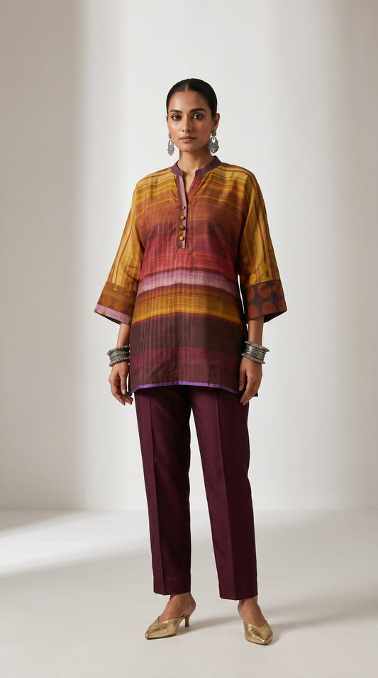Stitched Digital Printed Short Tunic