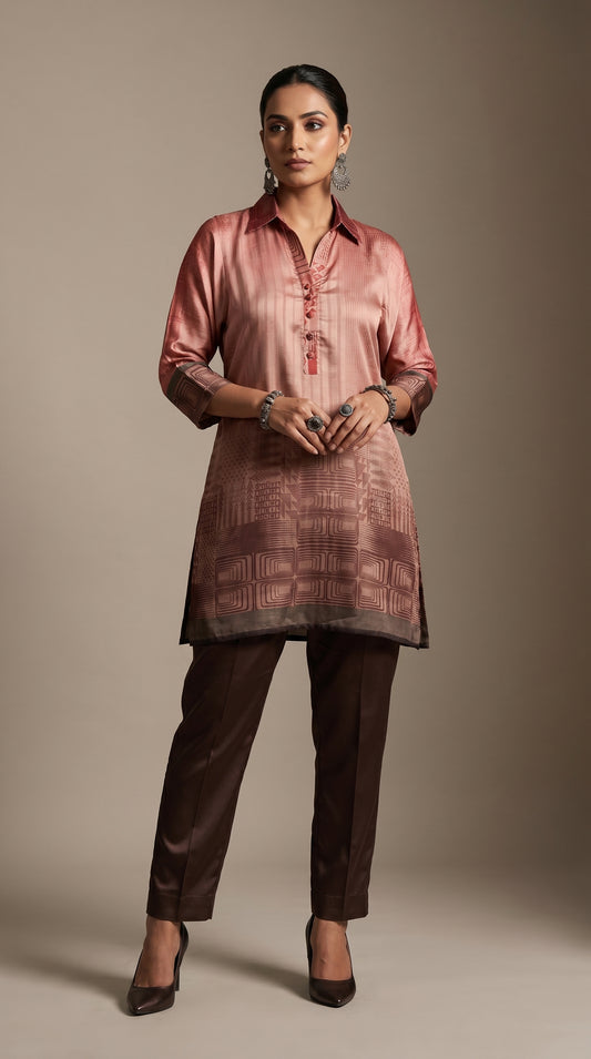 Stitched Digital Printed Short Tunic