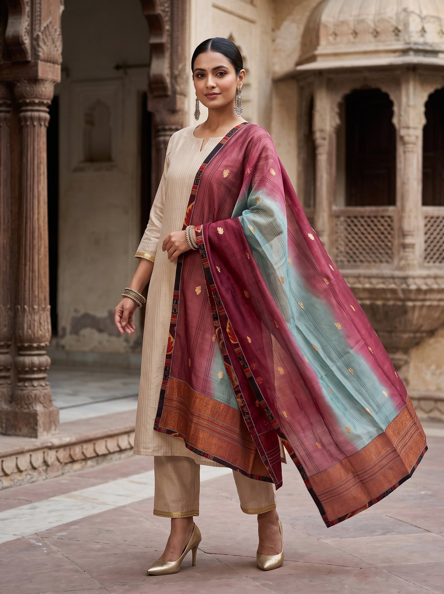 Formal Chanderi Dupatta