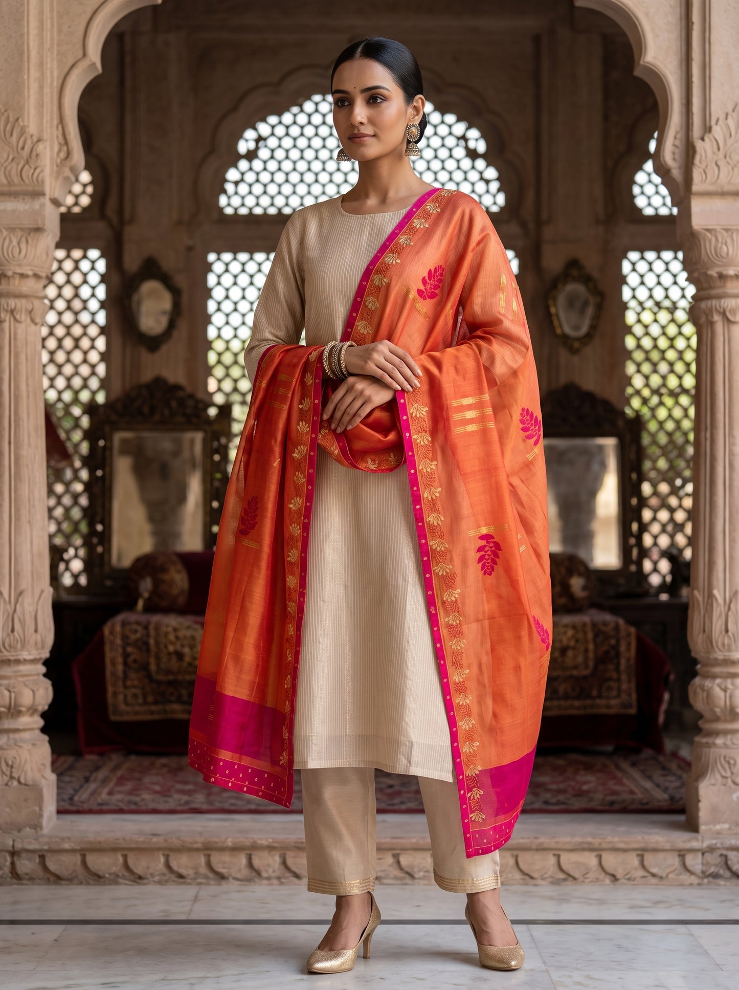 Formal Chanderi Dupatta